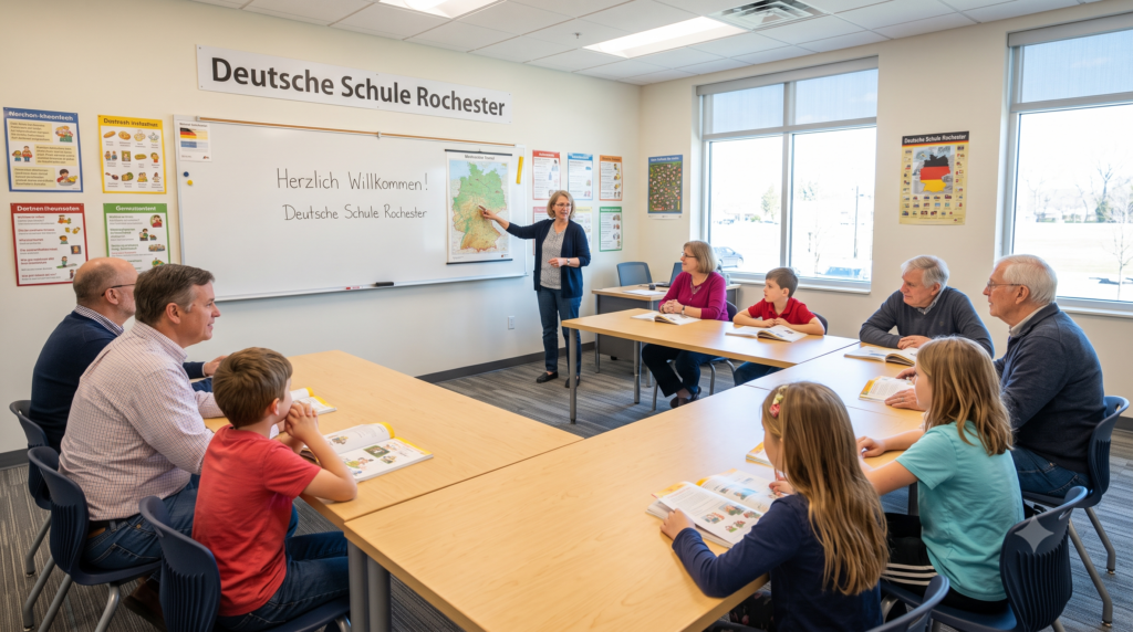 Students at The German School Rochester